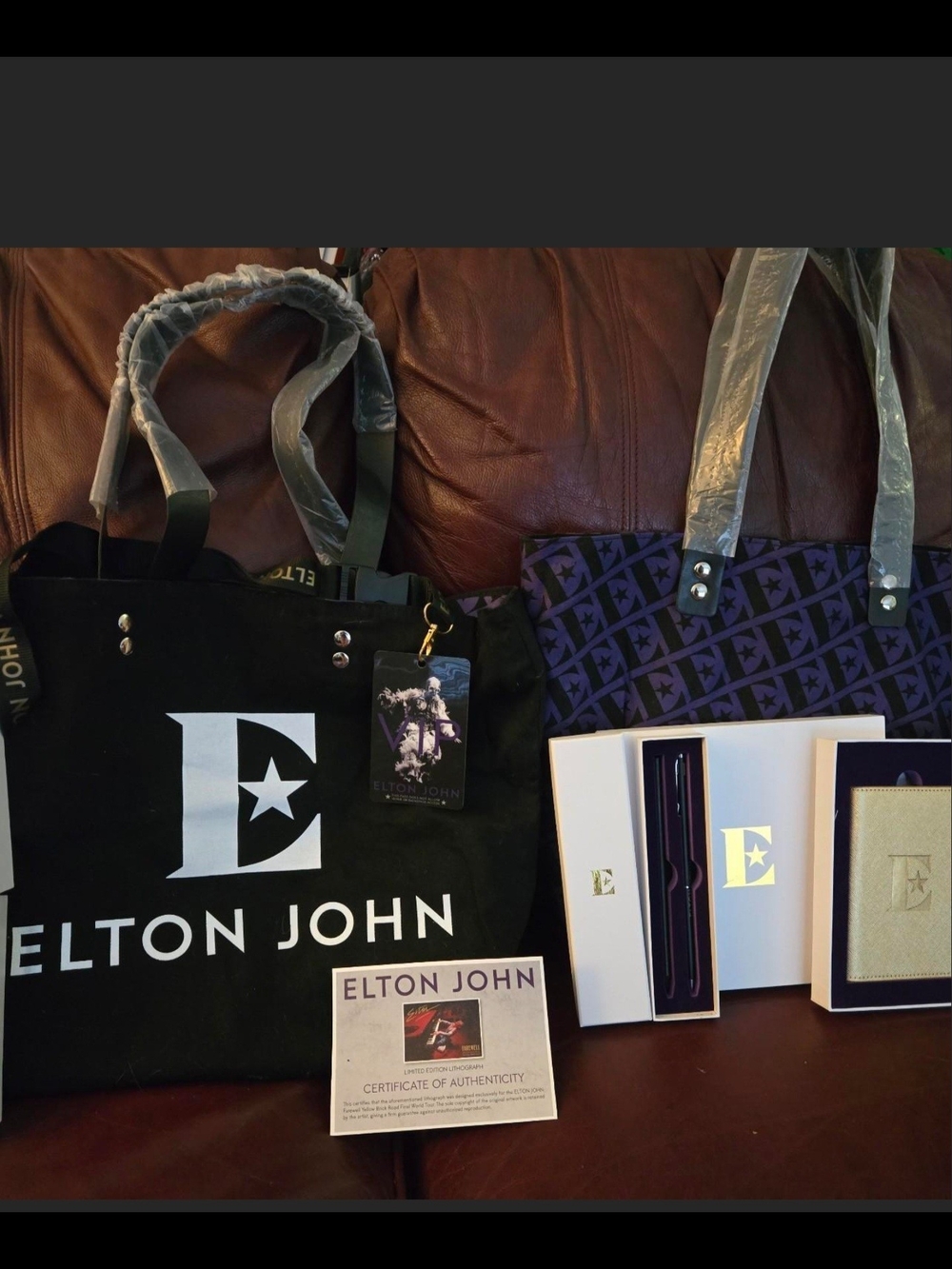 Elton John Farewell Tour VIP Pack - One Reversible Bag And Swag